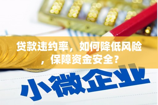 芎林贷款违约率，如何降低风险，保障资金安全？