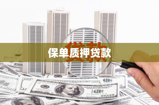 恩平保单质押贷款