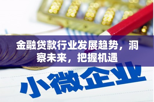 吕梁金融贷款行业发展趋势，洞察未来，把握机遇