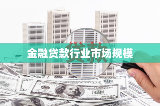 上林金融贷款行业市场规模