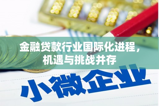 鸡泽金融贷款行业国际化进程，机遇与挑战并存