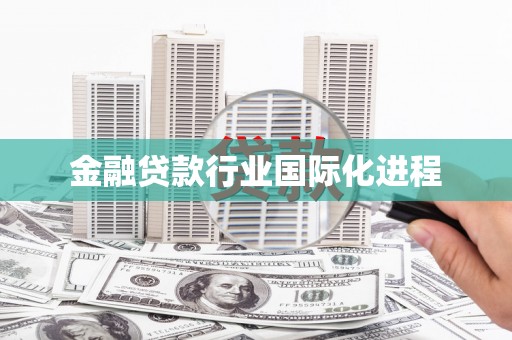 丹阳金融贷款行业国际化进程