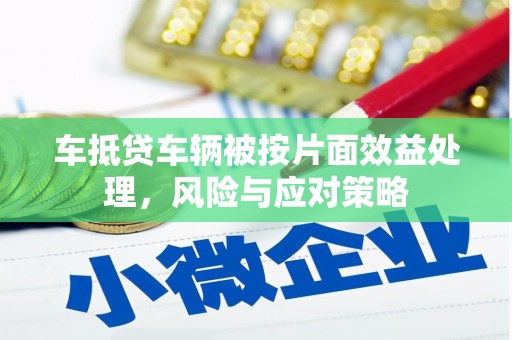 丹阳车抵贷车辆被按片面效益处理，风险与应对策略