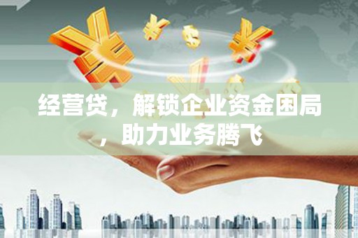 昌黎经营贷，解锁企业资金困局，助力业务腾飞