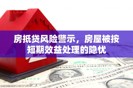 浦江房抵贷风险警示，房屋被按短期效益处理的隐忧