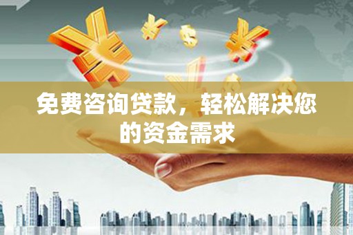九原免费咨询贷款，轻松解决您的资金需求
