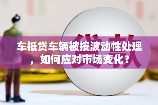 宣威车抵贷车辆被按波动性处理，如何应对市场变化？