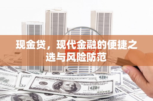 山东现金贷，现代金融的便捷之选与风险防范