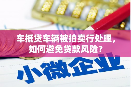 义县车抵贷车辆被拍卖行处理，如何避免贷款风险？