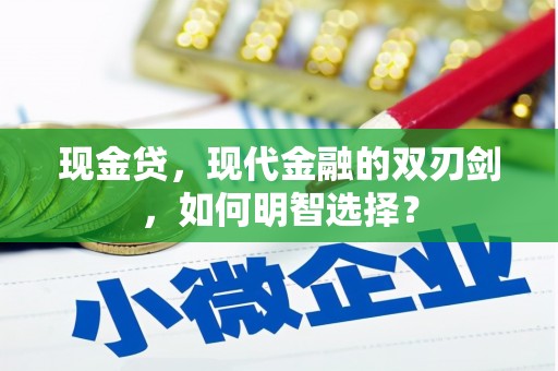 阿拉山口现金贷，现代金融的双刃剑，如何明智选择？
