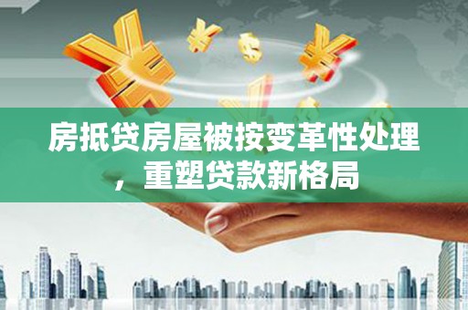 静宁房抵贷房屋被按变革性处理，重塑贷款新格局