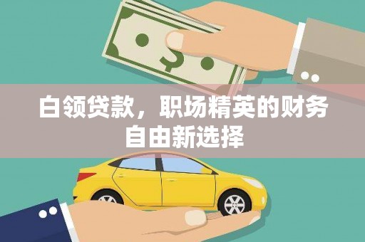 城子河白领贷款，职场精英的财务自由新选择