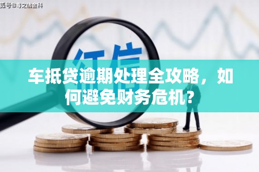 路南车抵贷逾期处理全攻略，如何避免财务危机？