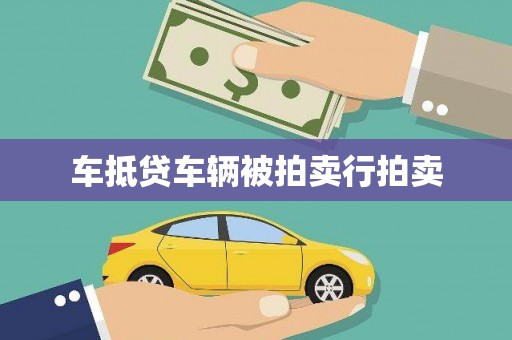 沙溪车抵贷车辆被拍卖行拍卖
