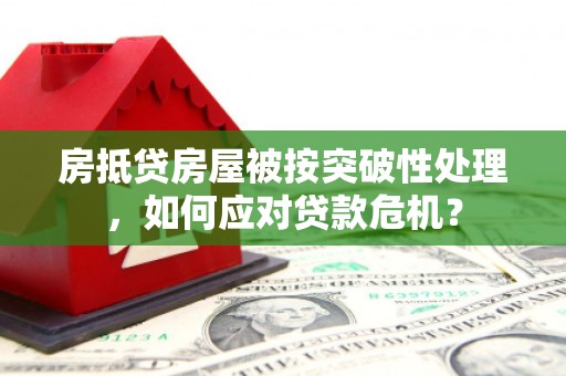 苑里房抵贷房屋被按突破性处理，如何应对贷款危机？