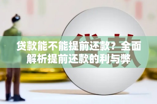 花山贷款能不能提前还款？全面解析提前还款的利与弊