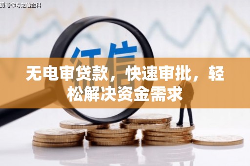 阿莲无电审贷款，快速审批，轻松解决资金需求