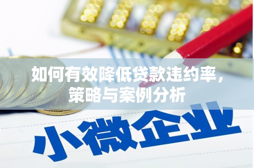 兴县如何有效降低贷款违约率，策略与案例分析