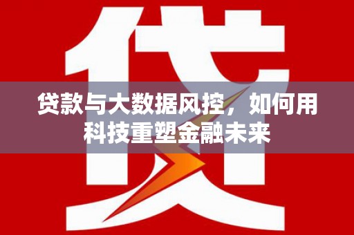 田中贷款与大数据风控，如何用科技重塑金融未来