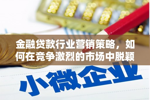 韶山金融贷款行业营销策略，如何在竞争激烈的市场中脱颖而出？