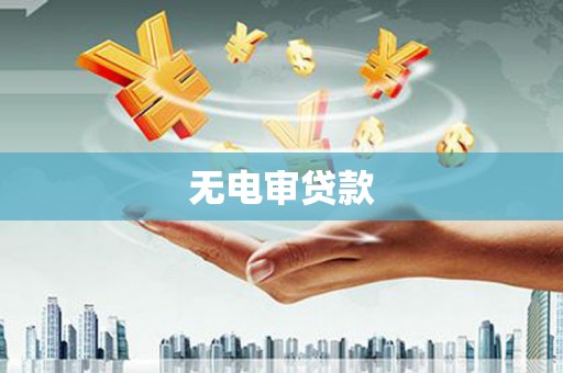 莱州无电审贷款