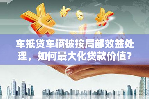 鹿野车抵贷车辆被按局部效益处理，如何最大化贷款价值？