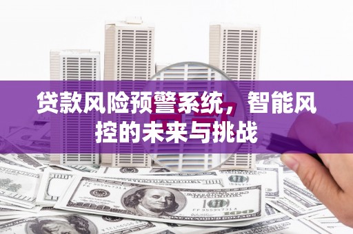登封贷款风险预警系统，智能风控的未来与挑战