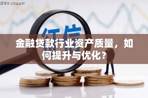金沙金融贷款行业资产质量，如何提升与优化？