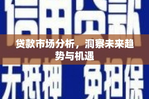富宁贷款市场分析，洞察未来趋势与机遇