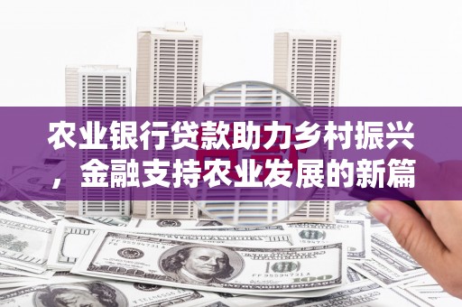 云南农业银行贷款助力乡村振兴，金融支持农业发展的新篇章