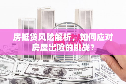 苗栗房抵贷风险解析，如何应对房屋出险的挑战？