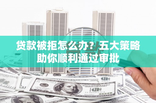 利津贷款被拒怎么办？五大策略助你顺利通过审批