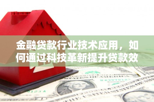 恩施金融贷款行业技术应用，如何通过科技革新提升贷款效率