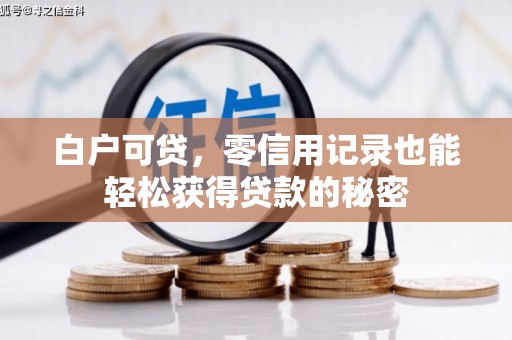 敦化白户可贷，零信用记录也能轻松获得贷款的秘密