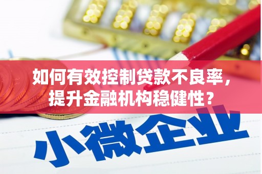 青海如何有效控制贷款不良率，提升金融机构稳健性？