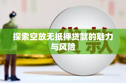 苏尼特左旗探索空放无抵押贷款的魅力与风险