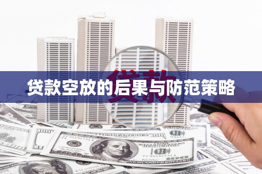 苏尼特左旗贷款空放的后果与防范策略