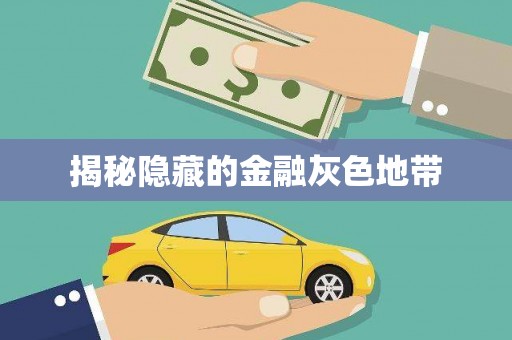 秀英揭秘隐藏的金融灰色地带