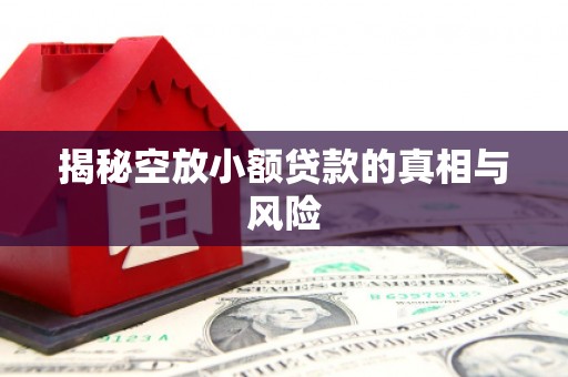 秀英揭秘空放小额贷款的真相与风险