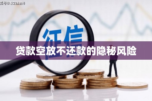 东至贷款空放不还款的隐秘风险