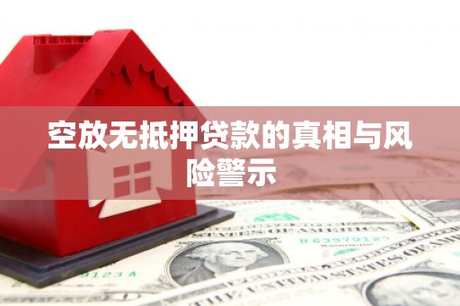 沧县空放无抵押贷款的真相与风险警示