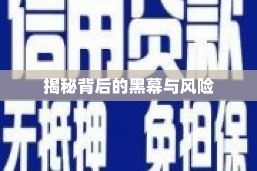 汇川揭秘背后的黑幕与风险