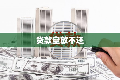 乐安贷款空放不还