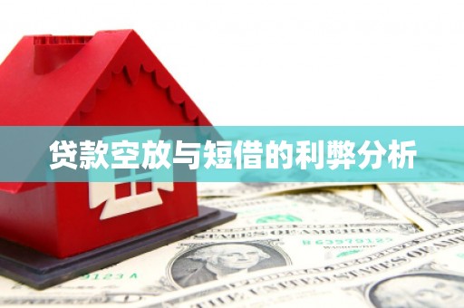 金山贷款空放与短借的利弊分析