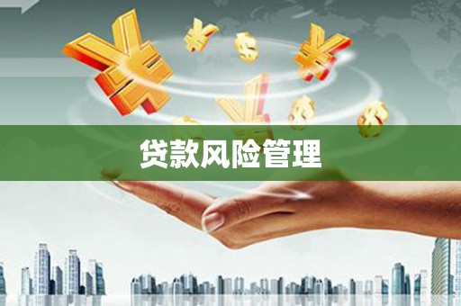 武威贷款风险管理